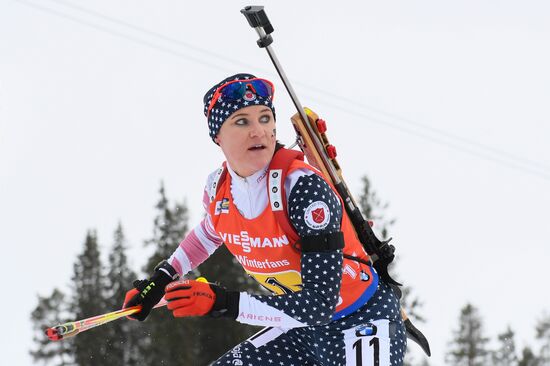 Sweden Biathlon Worlds Women Relay