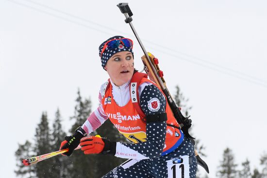 Sweden Biathlon Worlds Women Relay