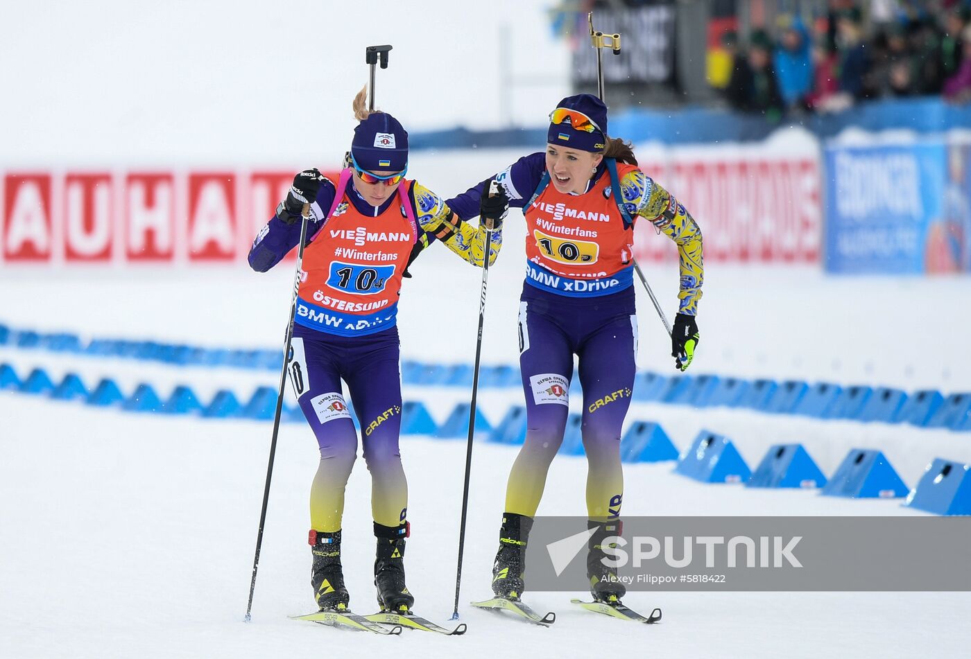 Sweden Biathlon Worlds Women Relay