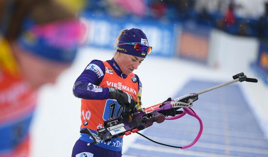 Sweden Biathlon Worlds Women Relay