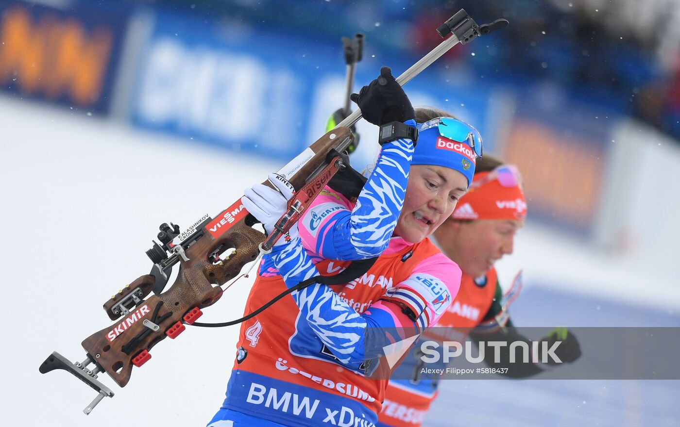 Sweden Biathlon Worlds Women Relay