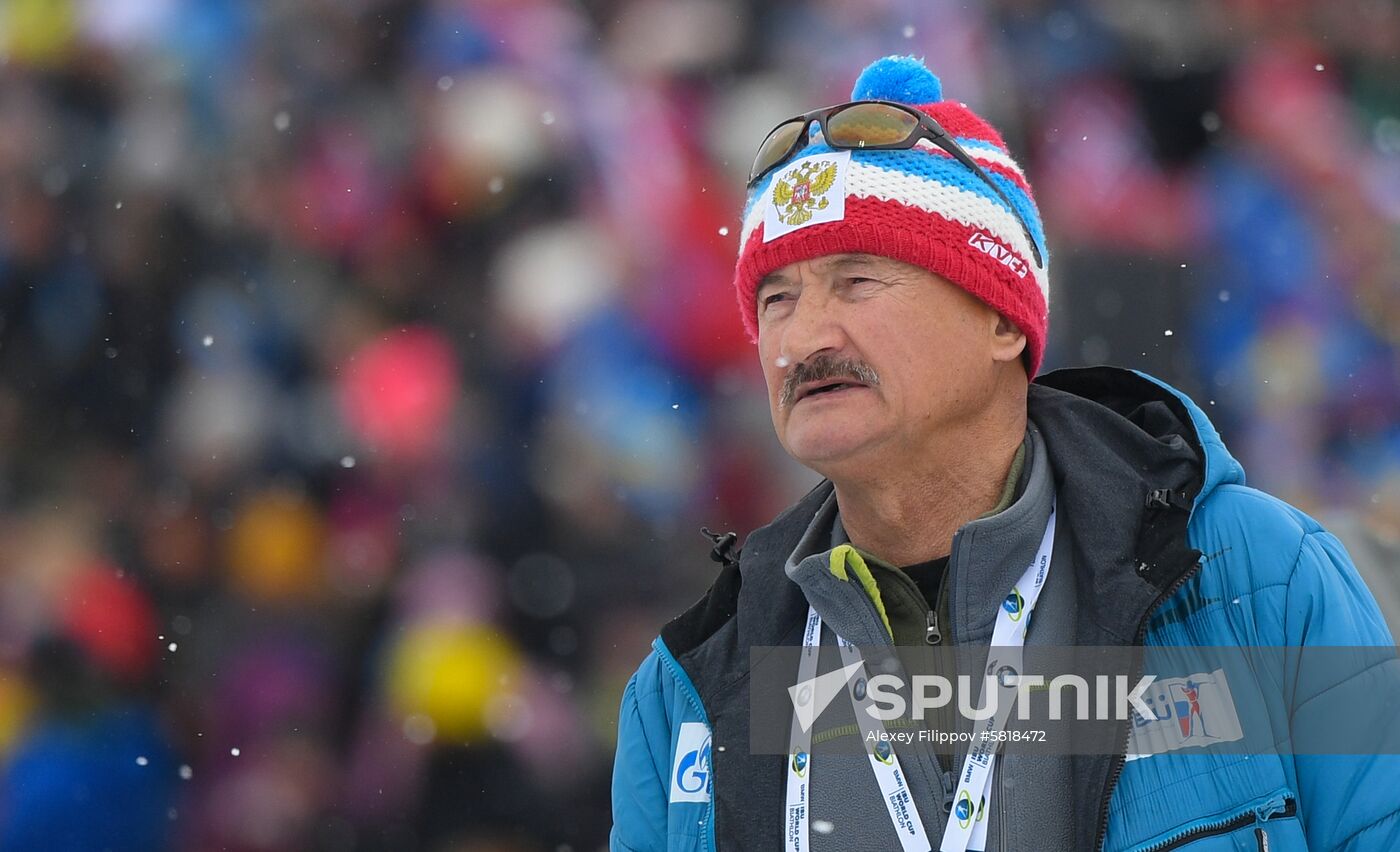 Sweden Biathlon Worlds Women Relay