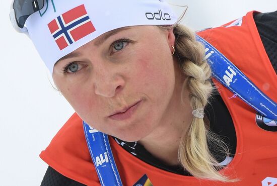 Sweden Biathlon Worlds Women Relay
