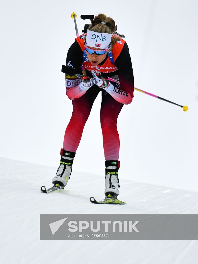 Sweden Biathlon Worlds Women Relay