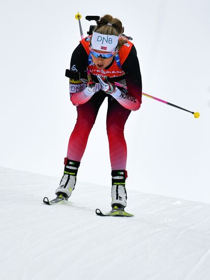 Sweden Biathlon Worlds Women Relay