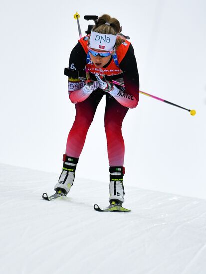 Sweden Biathlon Worlds Women Relay