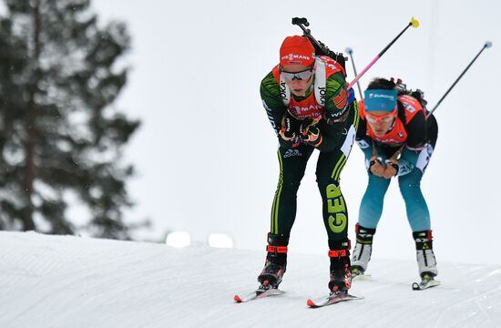 Sweden Biathlon Worlds Women Relay