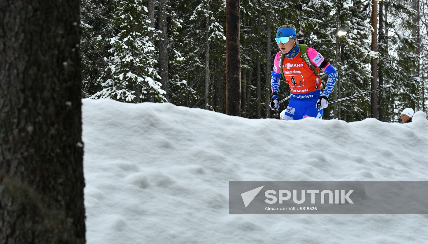 Sweden Biathlon Worlds Women Relay