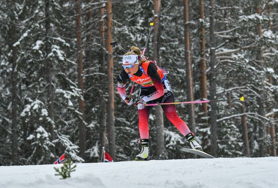 Sweden Biathlon Worlds Women Relay