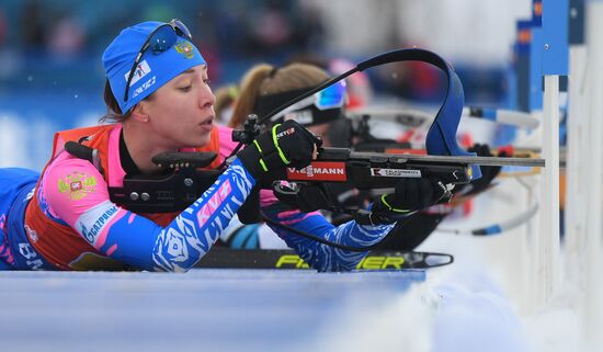 Sweden Biathlon Worlds Women Relay