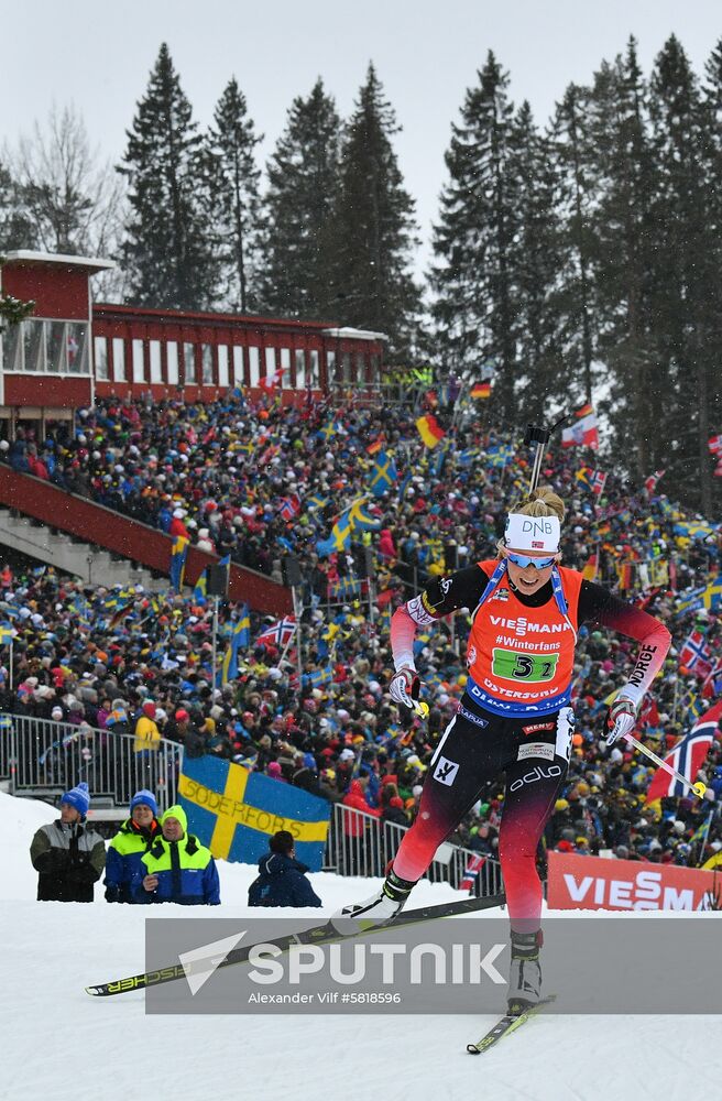 Sweden Biathlon Worlds Women Relay