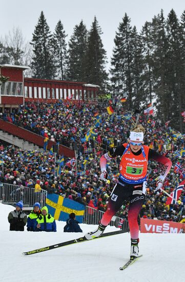 Sweden Biathlon Worlds Women Relay
