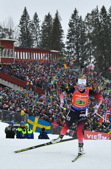 Sweden Biathlon Worlds Women Relay