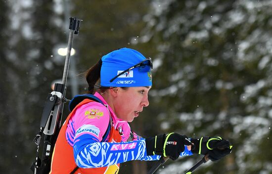 Sweden Biathlon Worlds Women Relay