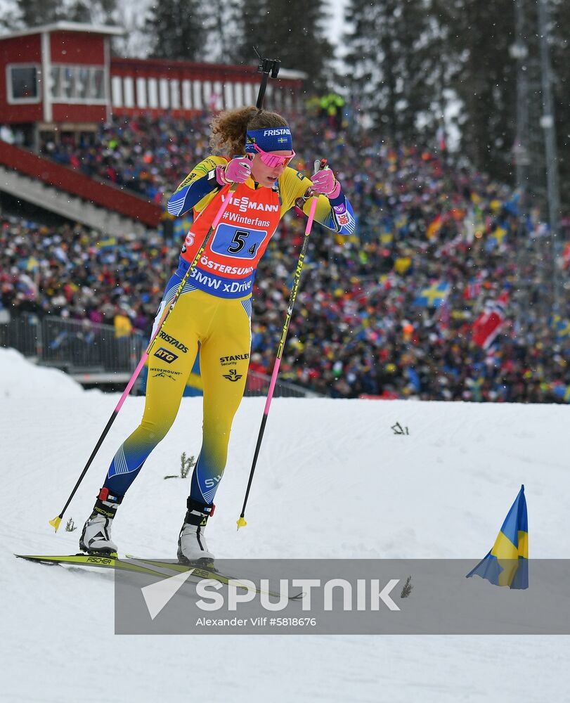 Sweden Biathlon Worlds Women Relay