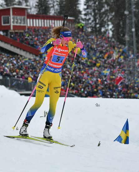 Sweden Biathlon Worlds Women Relay