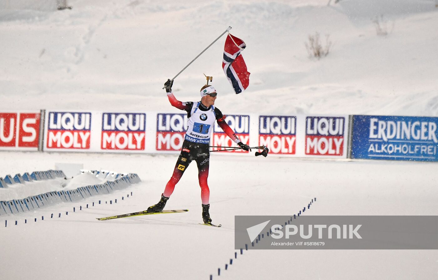 Sweden Biathlon Worlds Men Relay