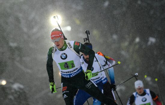 Sweden Biathlon Worlds Men Relay