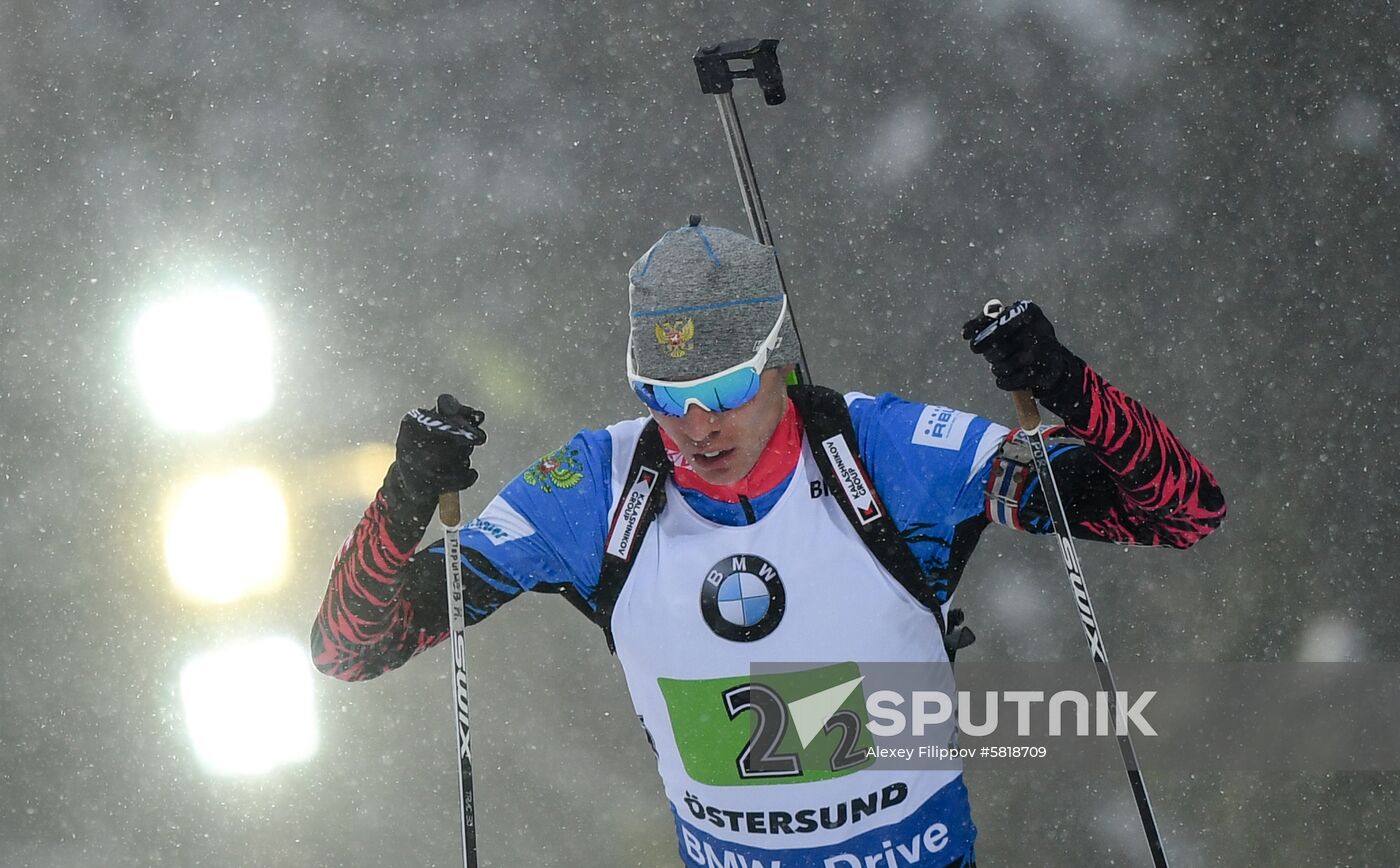 Sweden Biathlon Worlds Men Relay