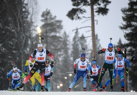 Sweden Biathlon Worlds Men Relay
