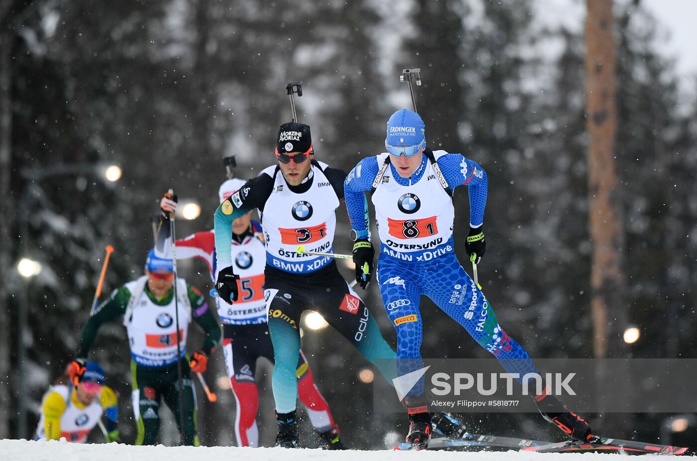 Sweden Biathlon Worlds Men Relay