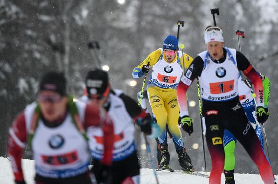 Sweden Biathlon Worlds Men Relay