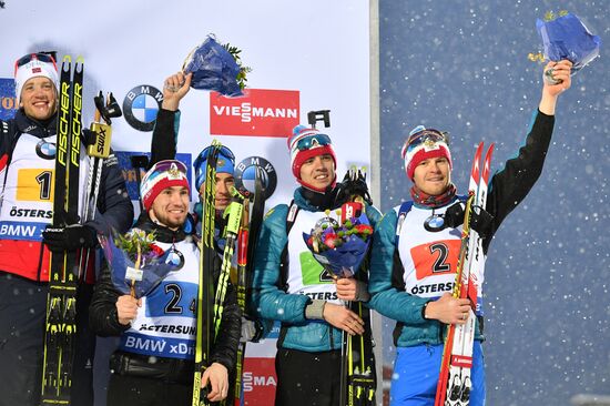 Sweden Biathlon Worlds Men Relay