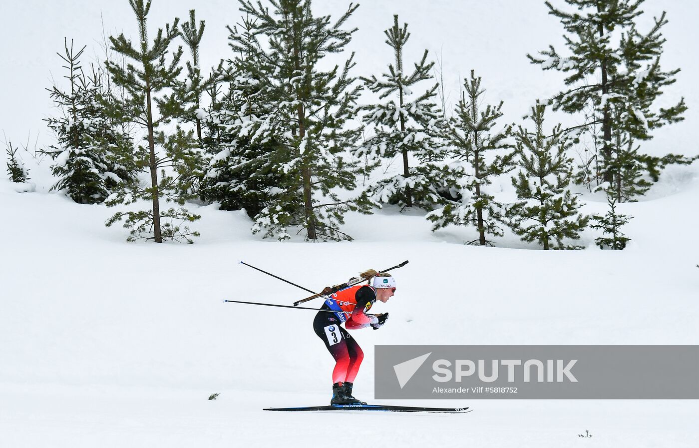 Sweden Biathlon Worlds Women Relay