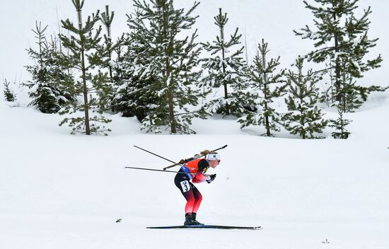 Sweden Biathlon Worlds Women Relay