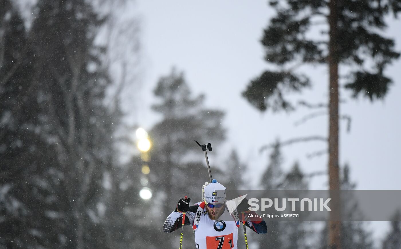 Sweden Biathlon Worlds Men Relay