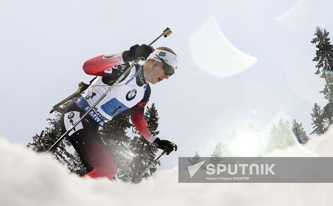 Sweden Biathlon Worlds Men Relay