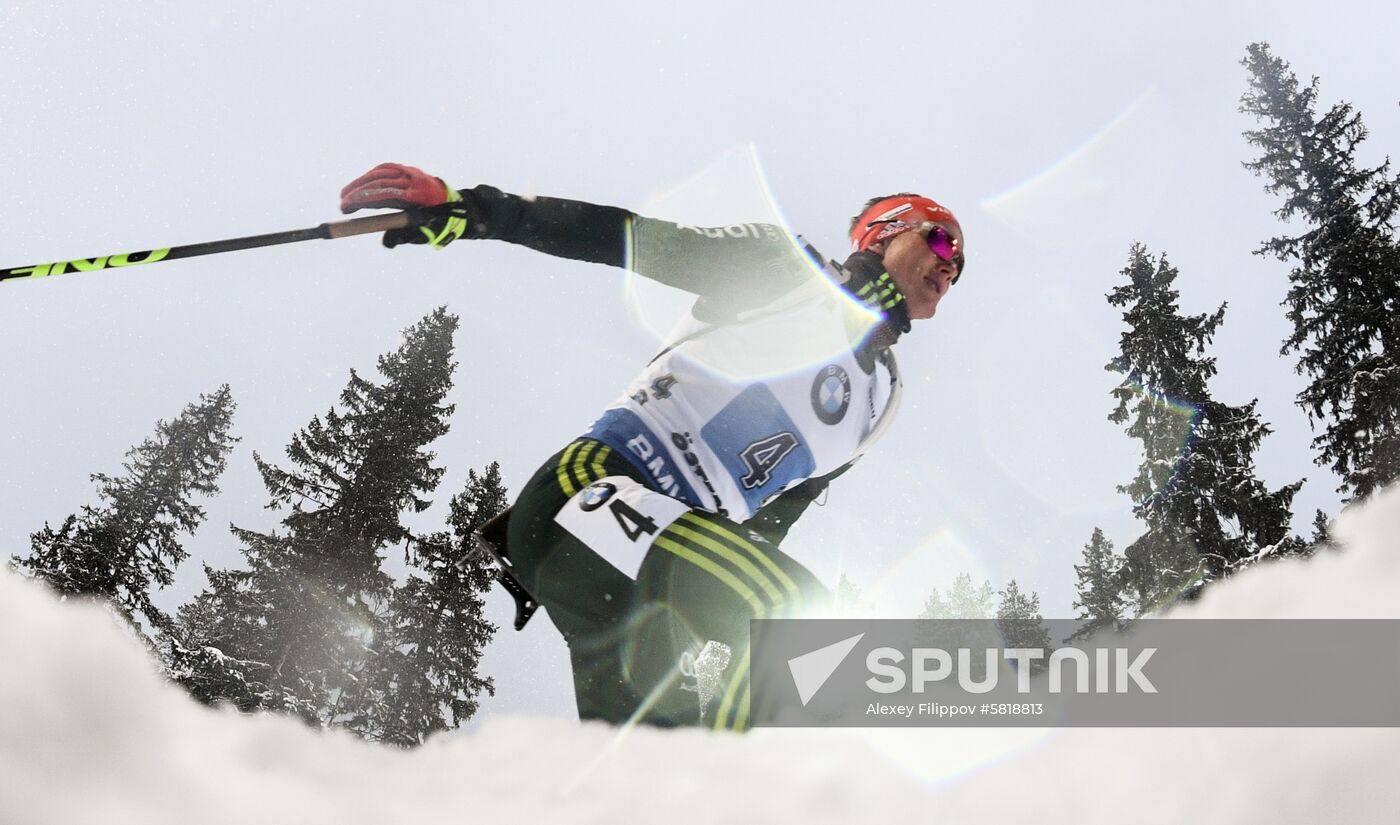 Sweden Biathlon Worlds Men Relay