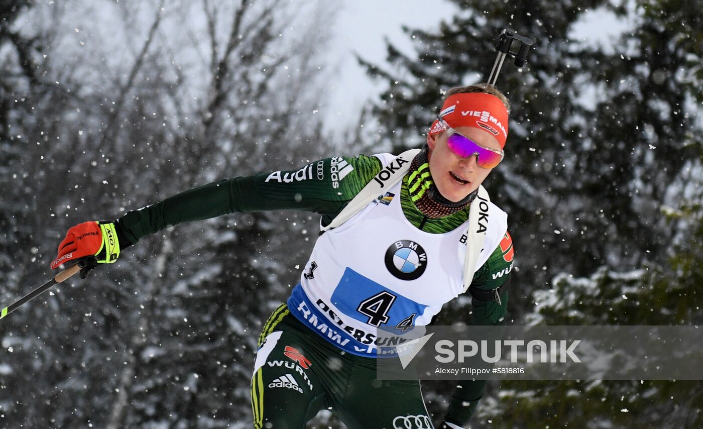 Sweden Biathlon Worlds Men Relay