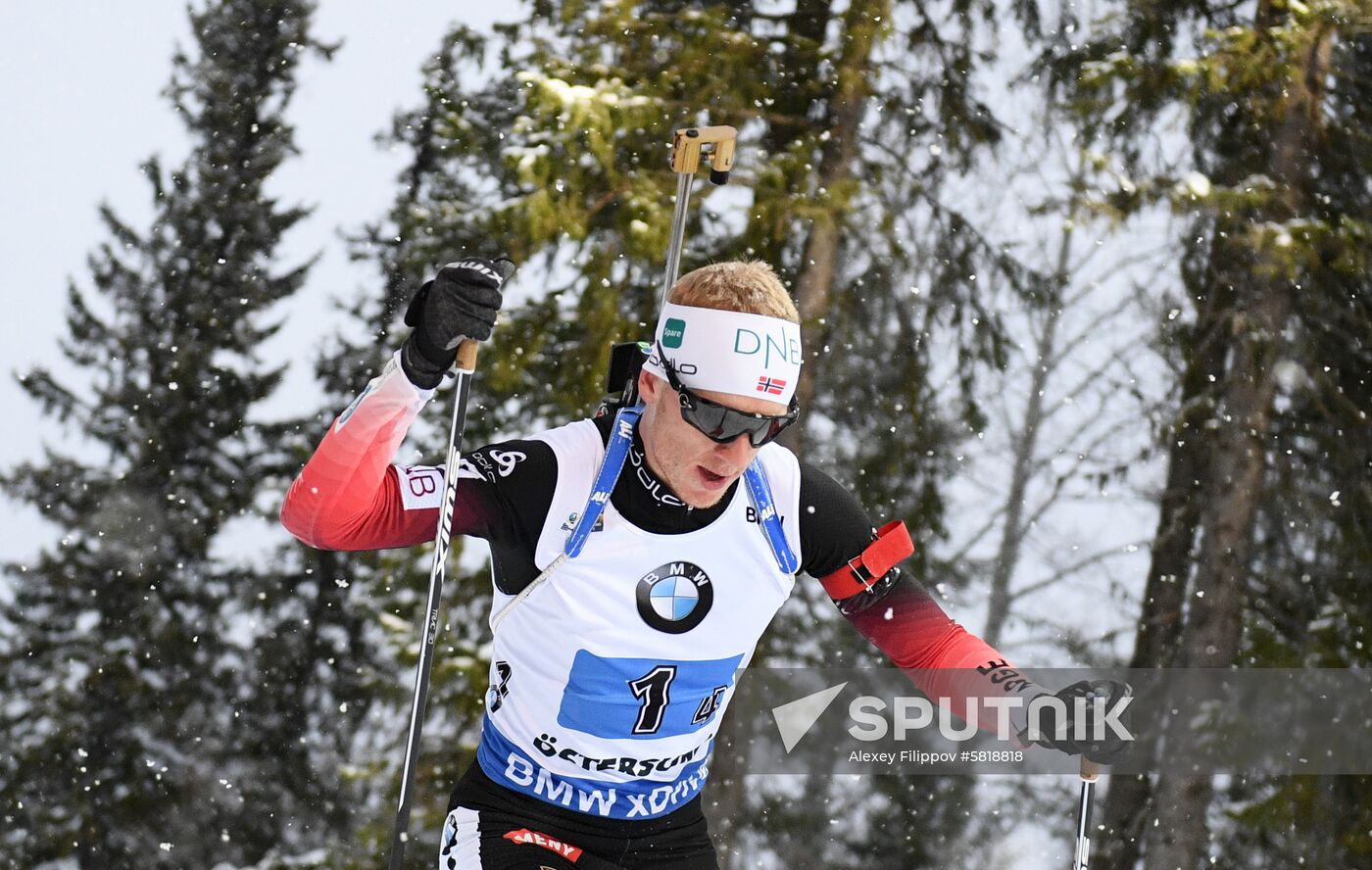 Sweden Biathlon Worlds Men Relay