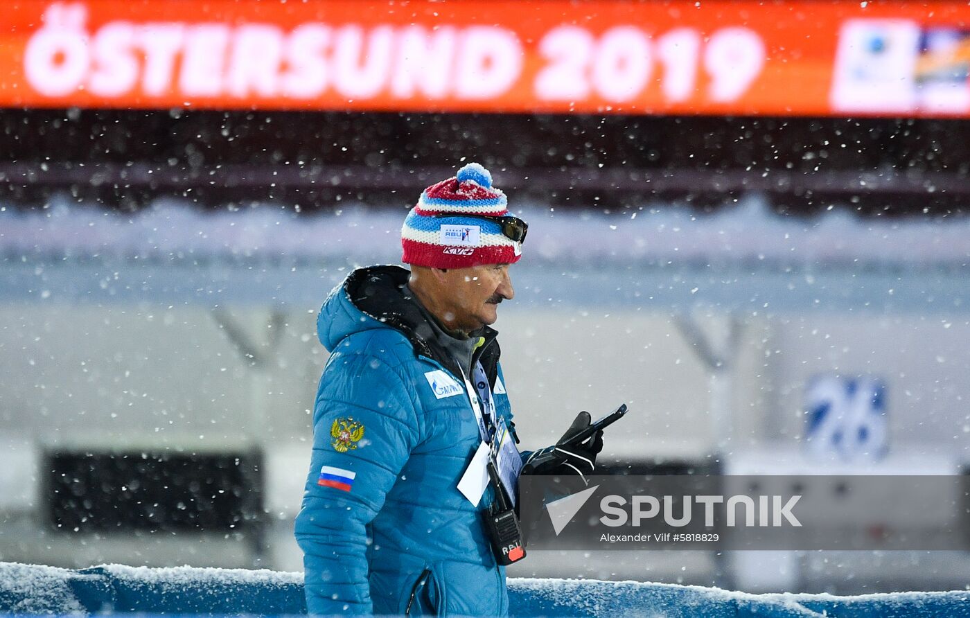 Sweden Biathlon Worlds Men Relay