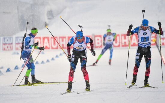 Sweden Biathlon Worlds Men Relay