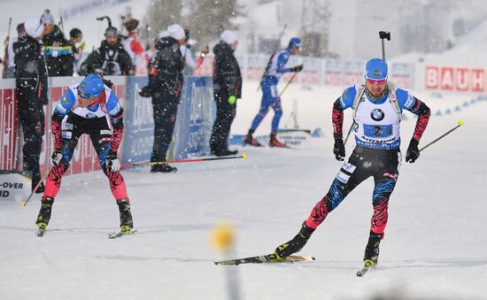 Sweden Biathlon Worlds Men Relay