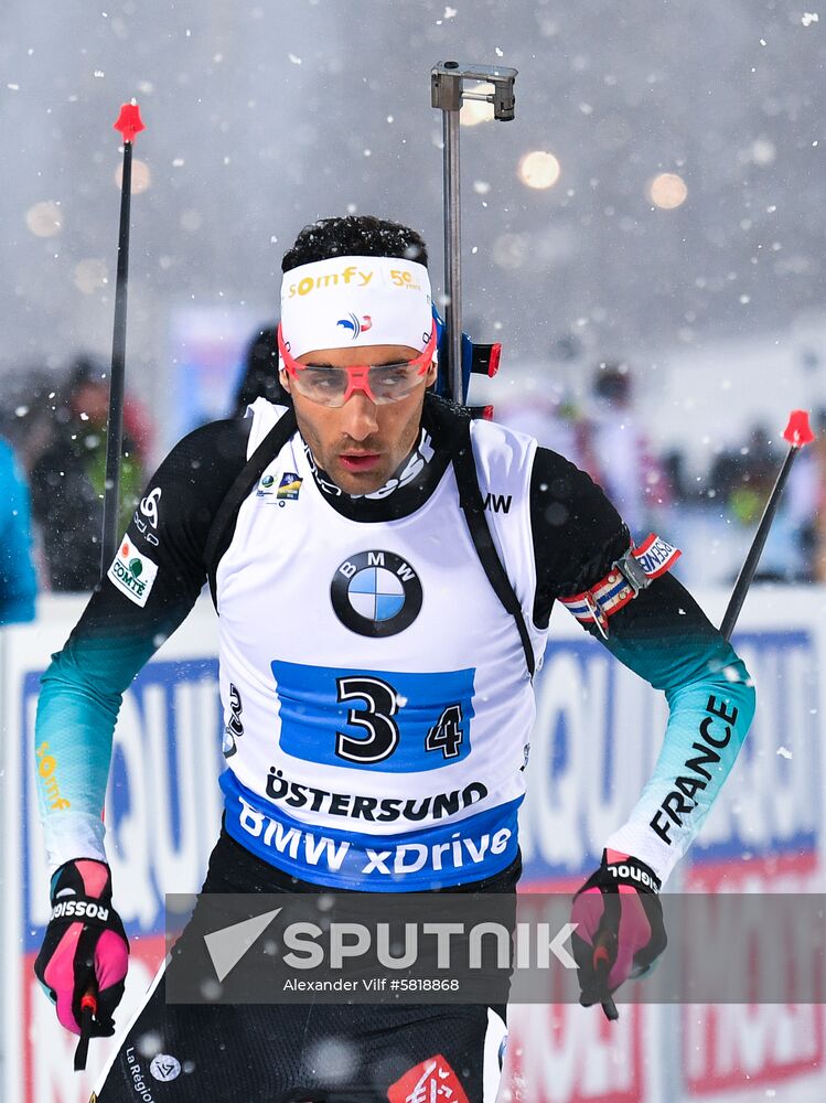 Sweden Biathlon Worlds Men Relay