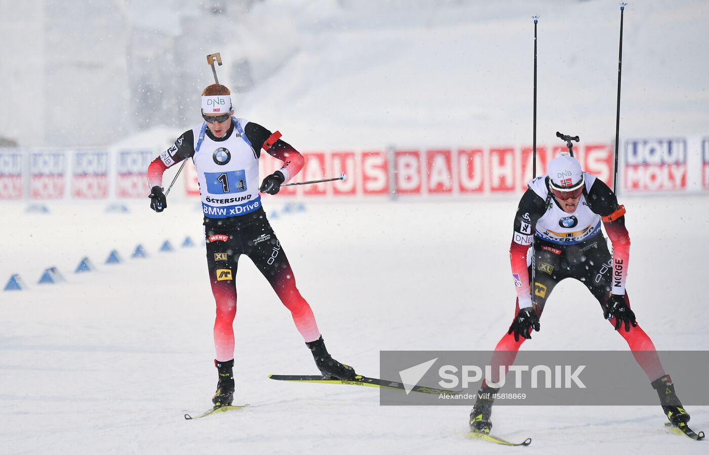 Sweden Biathlon Worlds Men Relay