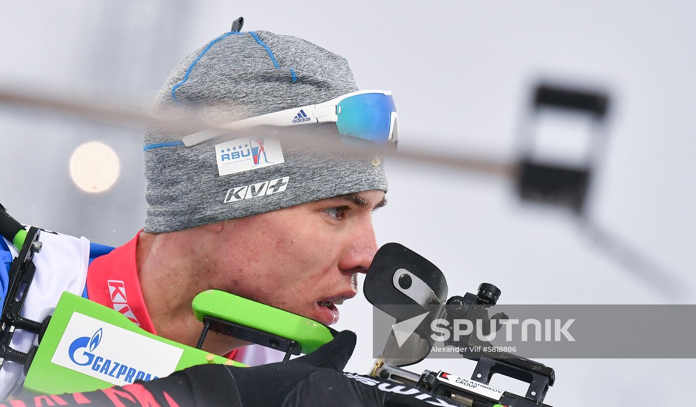 Sweden Biathlon Worlds Men Relay