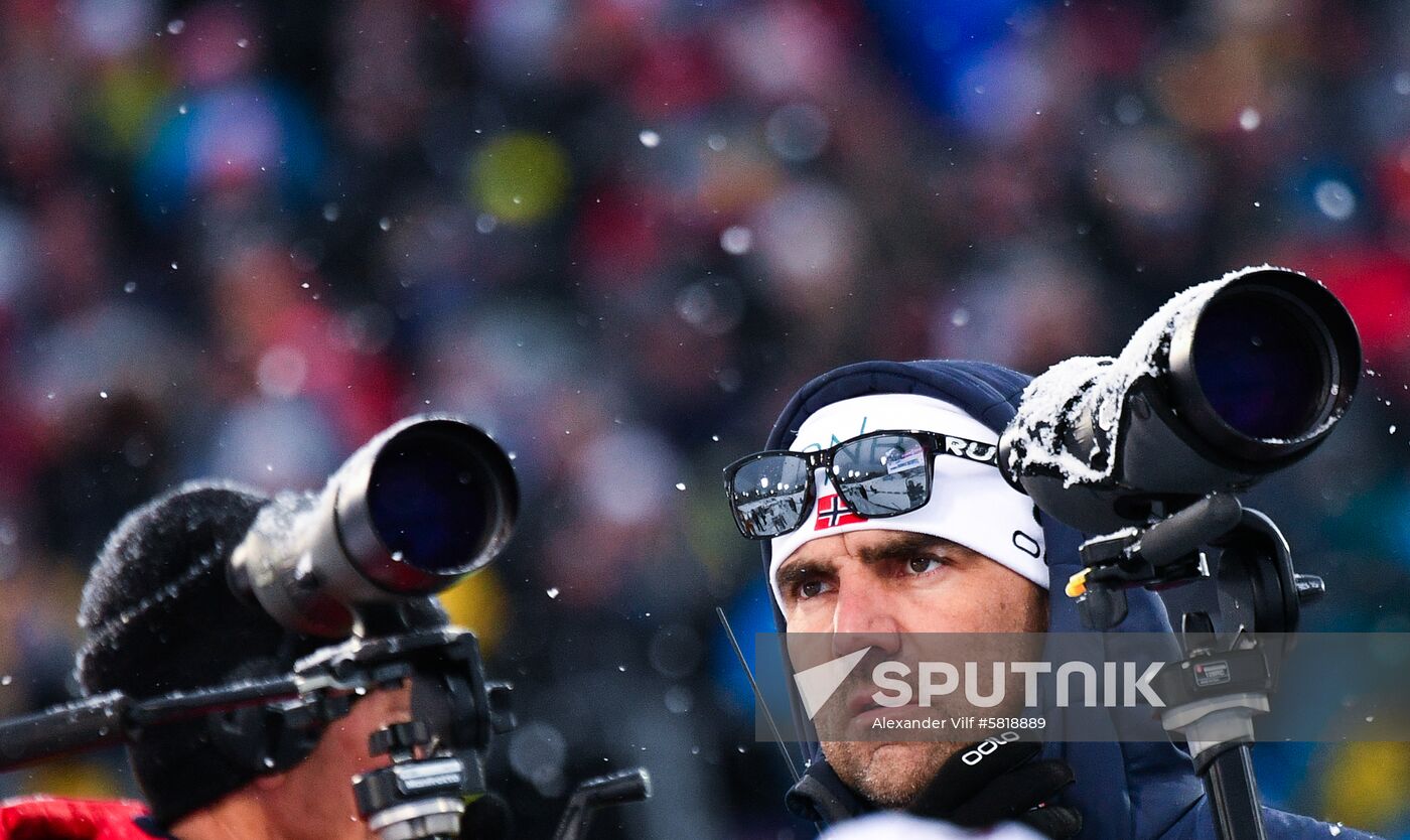 Sweden Biathlon Worlds Men Relay