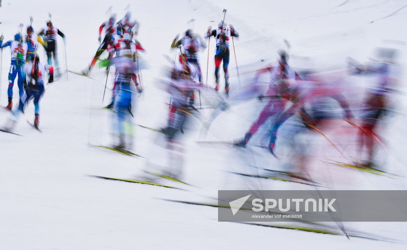 Sweden Biathlon Worlds Men Relay