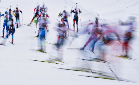 Sweden Biathlon Worlds Men Relay
