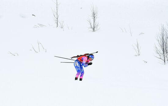Sweden Biathlon Worlds Women Relay