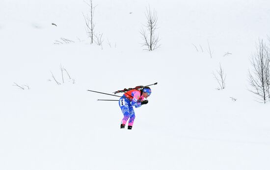 Sweden Biathlon Worlds Women Relay