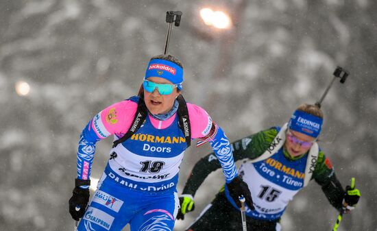 Sweden Biathlon Worlds Women Mass Start