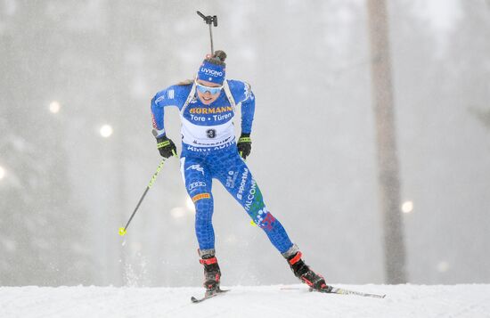 Sweden Biathlon Worlds Women Mass Start