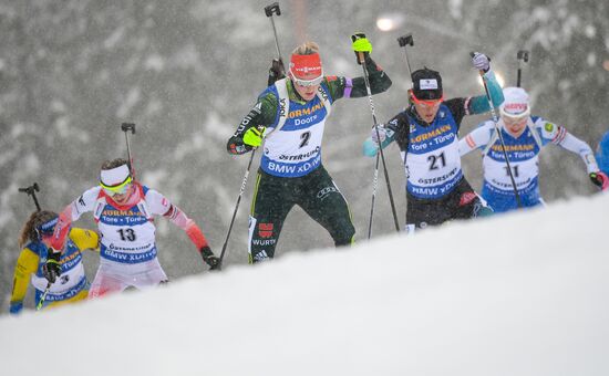 Sweden Biathlon Worlds Women Mass Start