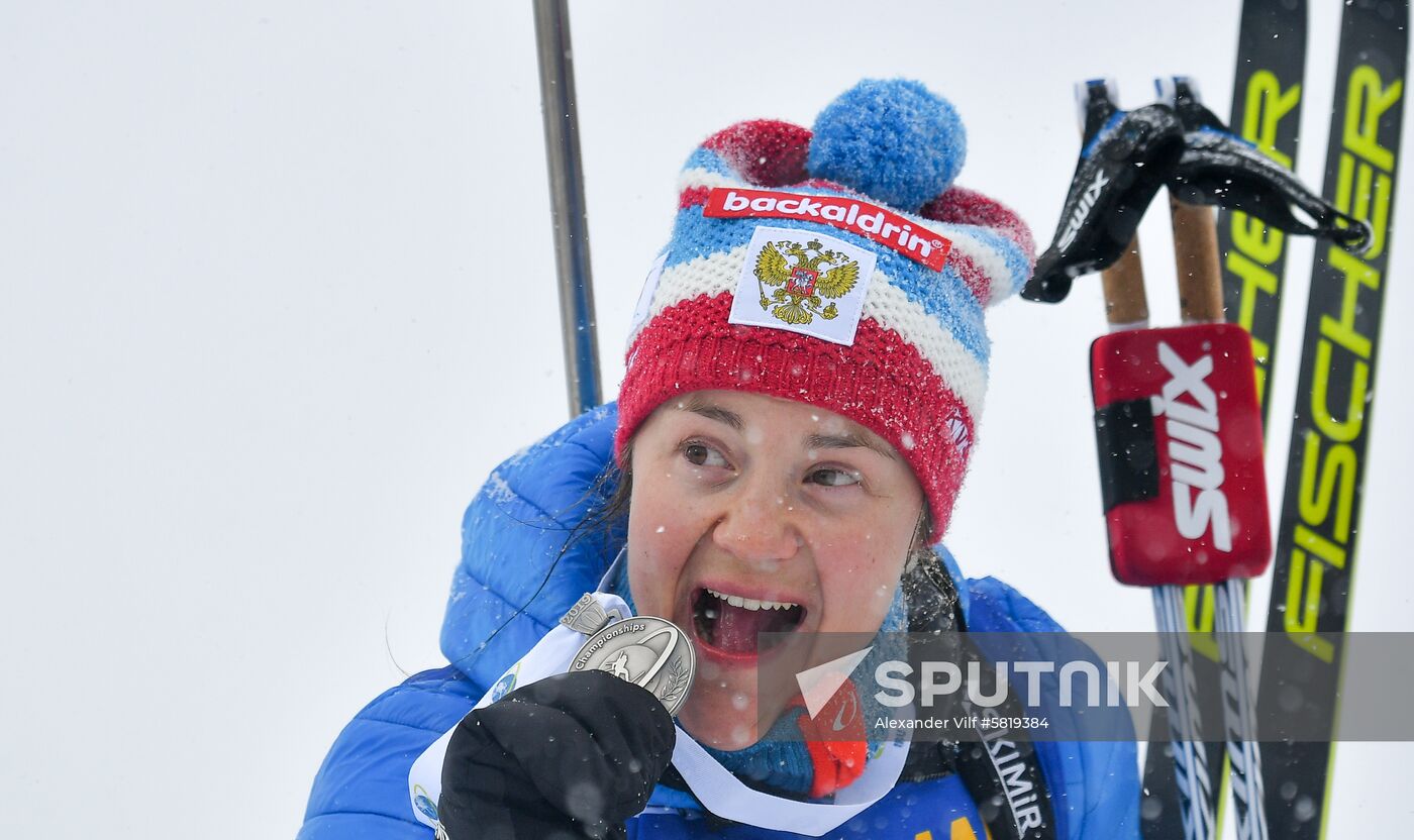 Sweden Biathlon Worlds Women Mass Start