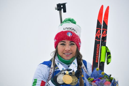 Sweden Biathlon Worlds Women Mass Start